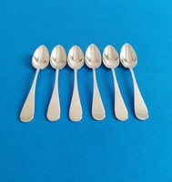 Silver 6 mocha spoons