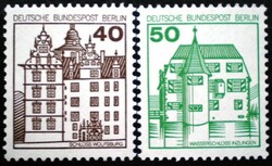 Bb614-5 / Germany - Berlin 1980 castles and castles stamp series postal clerk