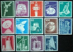 Bb494-507 / Germany - Berlin 1975 Industry and Technology i. Postage stamp