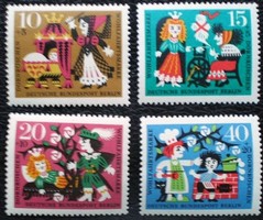 Bb237-40 / Germany - Berlin 1964 People's welfare: Grimm tales i. Postage stamp