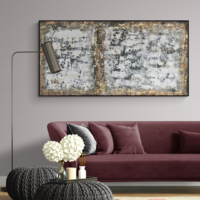 Andrea elek - mars - abstract painting - 80x160 cm