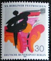 Bb372 / Germany - Berlin 1970 Berlin Holiday Weeks stamp postal clerk