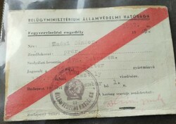 Ávh license, ávo license in Debrecen 1949 1956 rákosi
