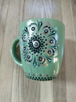 Mug with mandala pattern