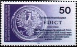 Bb743 / Germany - Berlin 1985 Potsdam Proclamation stamp postmark