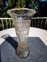 Old large glass vase, 25 cm