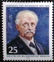 Bb401 / Germany - Berlin 1971 Hermann von Helmholz stamp postal clerk