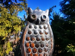 Retro copper owl wall lamp