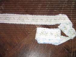 Beautiful 8m new embroidered batiste ribbon