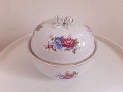 A large porcelain bonbonnier with a Ravenclaw pattern