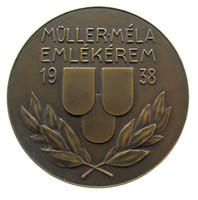 Méla Müller (painter) memorial medal 1938