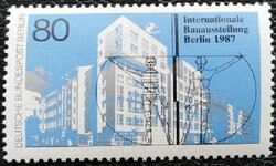 Bb785 / Germany - Berlin 1987 architecture exhibition stamp postal clerk