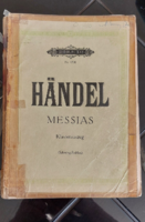 Händel messiah edition peters leipzig nr.4501 - Old sheet music in German