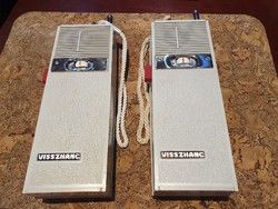 Retro BRG AM 01-27 visszhang walkie takies CB rádió újszerű állapotban szocreál kádár a5