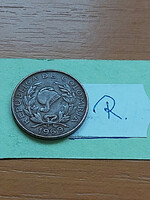 Colombia colombia 5 v centavo 1969 steel copper plated #r