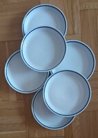 Zsolnay kék csíkos tányérok
