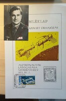 Commemorative page 10 years of Soviet space navigation