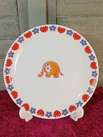 Raven house elephant plate, fairy tale pattern