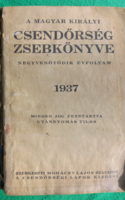 A Magyar Királyi Csendőrség zsebkönyve 1937