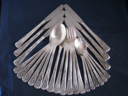 Silver plated Russian cutlery set