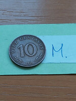 Bolivia 10 centavos 1971 steel copper plated #m