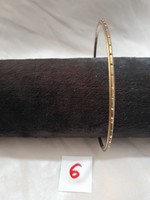 Copper vintage bracelet. 6 X 0.3 cm.