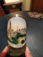 Kecskemét glass commemorative cup