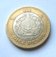 Mexico - 10 pesos - 2018