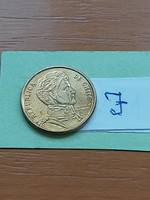 Chile 10 pesos 2014 nickel-brass, bernardo o'higgins, mintmark: utrecht, #j