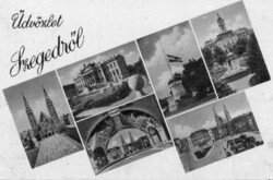 C - 249  Futott képeslap  Szeged - részletek  1943  (Weinstock fotó)