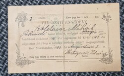 Hunting license from 1916