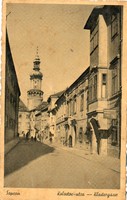 C - 250  Futott képeslap  Sopron - Kolostor utca   (Barasits fotó)