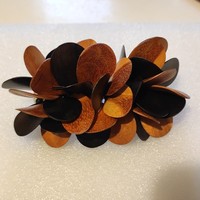 Beautiful wooden decorative French hair clip