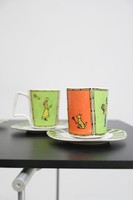 Dorothy hafner and kitty kahane - flash love story mugs and plates by rosenthal