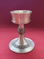 Pewter candle holder 95% candle holder grape with cluster of grapes pattern