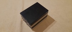 Cigaretta tároló doboz harmonika bakelit retro 9x6,5x5,5cm