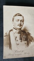 1916 UTOLSÓ MAGYAR KIRÁLY IV. KÁROLY KORABELI FOTO FOTÓLAP HABSBURG URALKODÓ