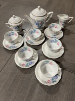 Zsolnay old porcelain tea set with shield seal!