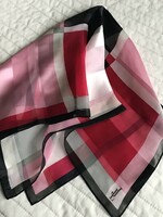 Silk scarf with delicate colors, Jemmers & Leufgen brand, 52 x 52 cm