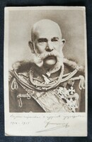 King Ferenc József Hungarian hussar uniform original and contemporary photo sheet approx. 1889 Habsburg kuk