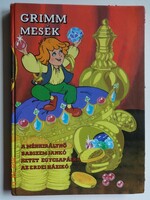 Grimm Mesék - 4 mese egy kötetben - régi mesekönyv Haui József rajzaival (Táltos Kiadó)