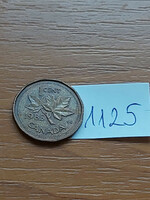 Canada 1 cent 1985 ii. Queen Elizabeth, bronze 1125