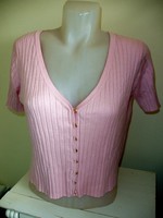 Pale pink fine thin knitted top