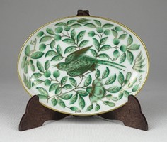 1Q677 Herend porcelain ashtray with a rare bird pattern