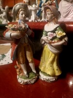 Pair of antique German marked porcelain