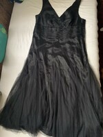 Black, tulle-covered monsoon dress size 18
