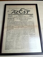 1916, IV. Károly, az utolsó magyar király koronázása, újság, Az Est, keretben