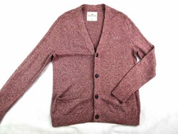 EREDETI HOLLISTER (M / L) FÉRFI RUGALMAS ANYAGÚ KARDIGÁN FELSŐ