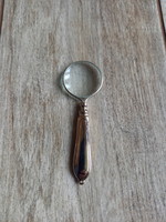 Nice old silver plated magnifying glass iii. (10X3.4cm)