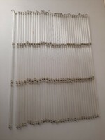 35 3-element glass rods for chandeliers